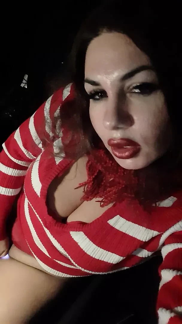 Hot girl masturbating in the car