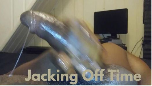Jacking off cum