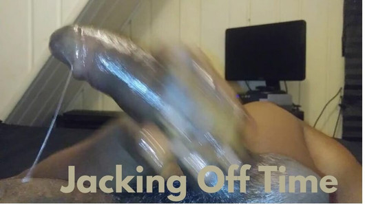 Jacking off cum