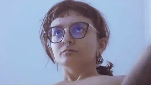 Lotus waits a shy partner with a strapon dildo : Director's cut