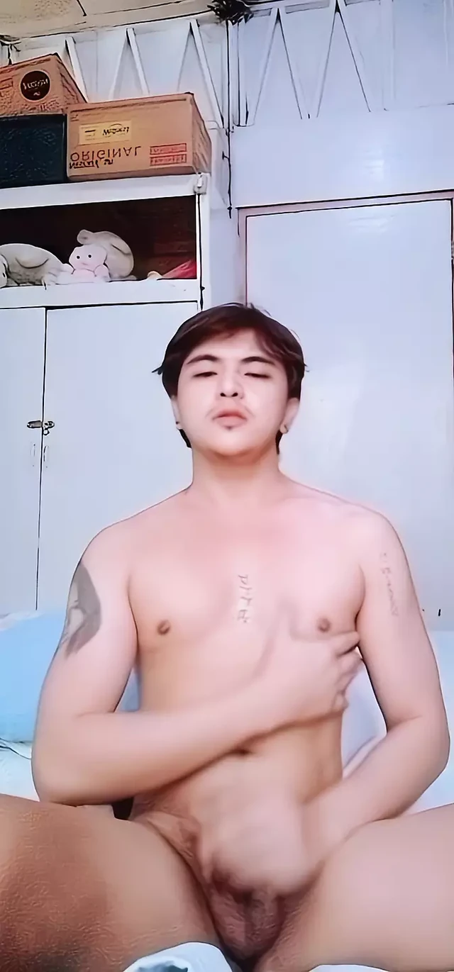 Hot Asia Tattoted Twink Wanking Show II (4 K Version)