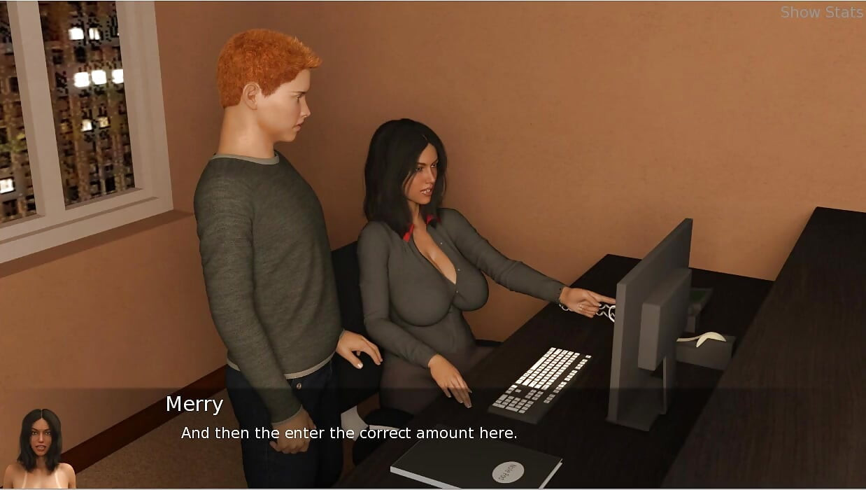 Project hotwife - gameplay - juego de roles - provocación en la oficina y chequeo médico parte 1