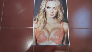 Трибьют спермы для Candice Swanepoel