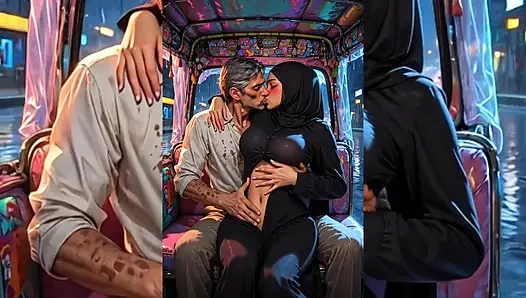 Hijabi Muslim Babes Degraded & Ravaged by Ugly Fat Dirty Old Men – Squeezed, Kissed, Fucked Hard Part 2