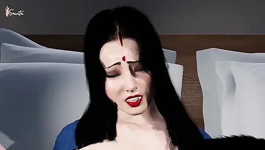 Sizzling Desi Savita Bhabhi Gets Her Tight Pussy Pounded by Horny Devar