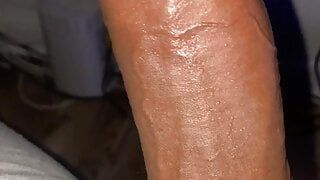 Unstoppable moans while edging with accidental ruined premature cumshot