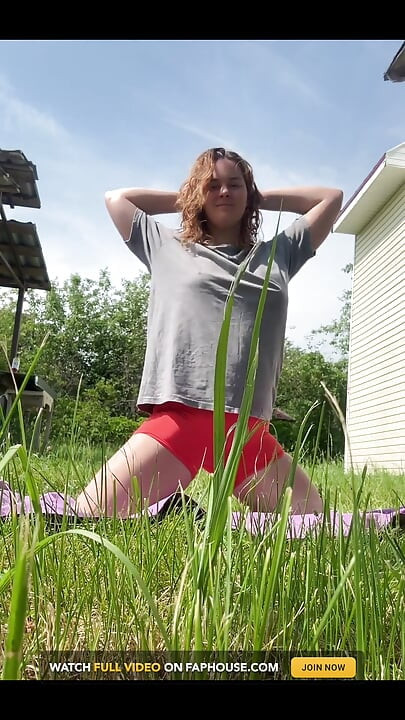 In Summer I Do Yoga on the Street