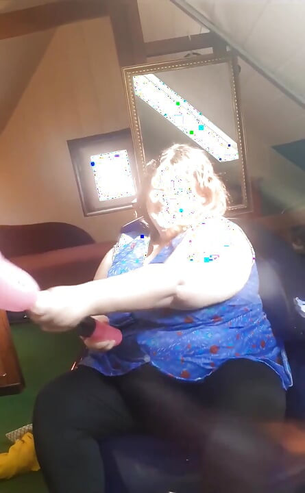 Smock und Ballon, schau, was ich mit den Ballons mache