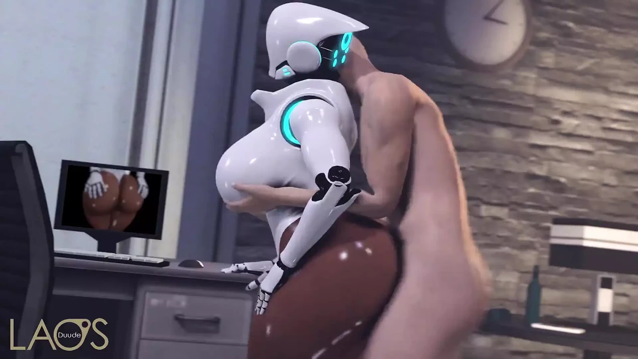 Happy Guy Testing New Sex Toy Robot 2