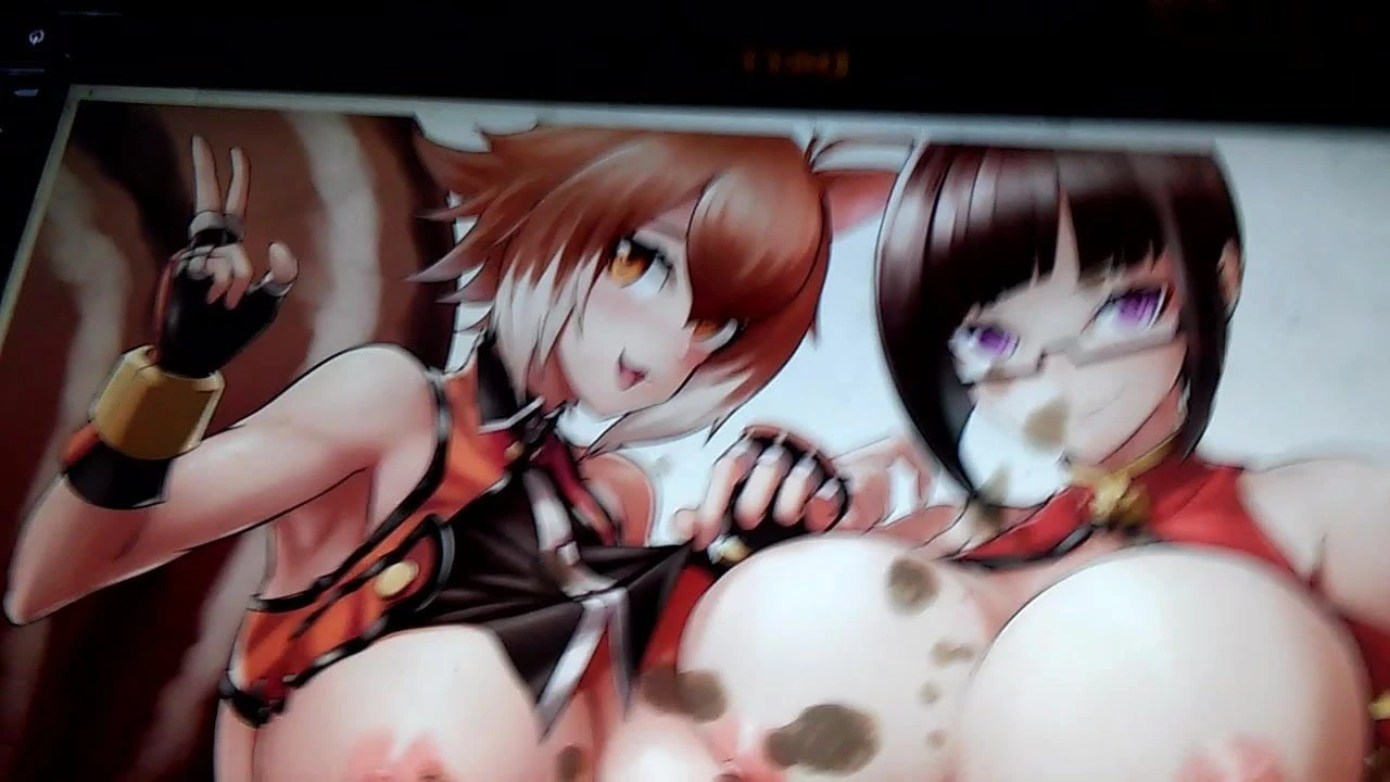 Cum tributo - Makoto e Litchi (blazblue)