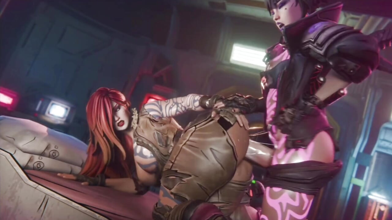 Lovely Two Animation Girls Brutal Sex