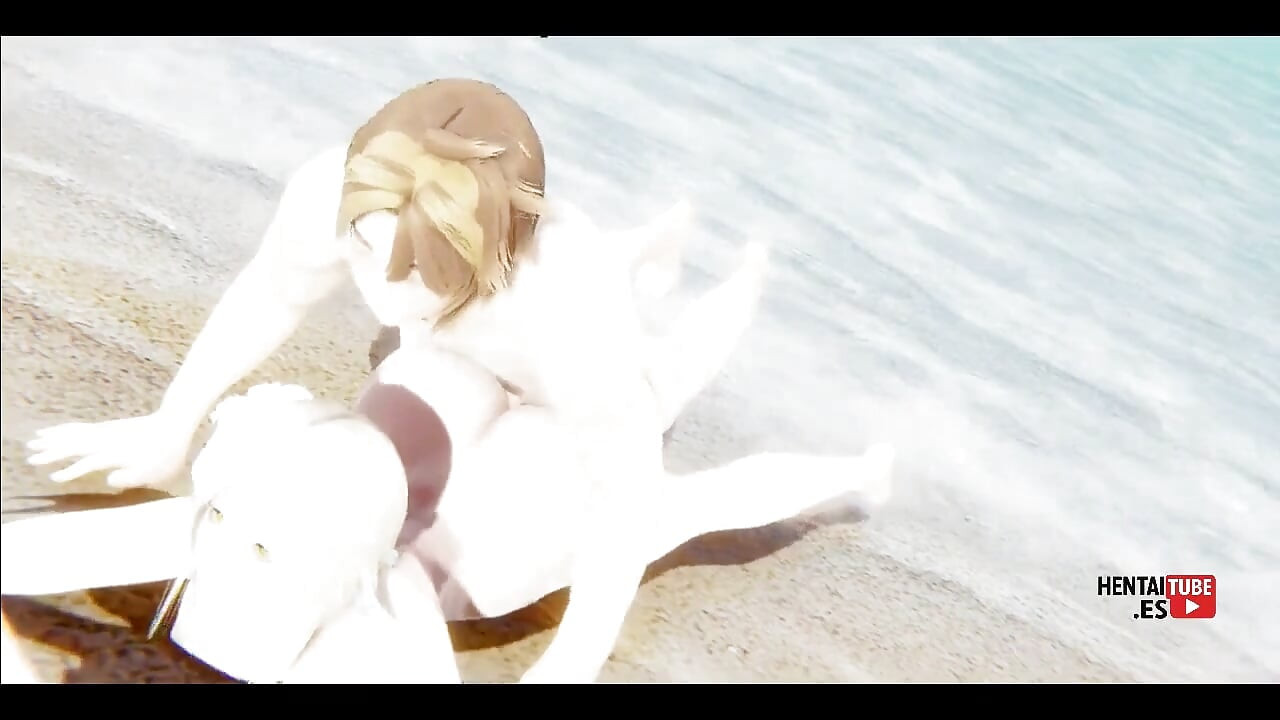 Genshin Impact Hentai - Lumine Is Fucked in the Beach - Asian Japanese Anime Manga Porn