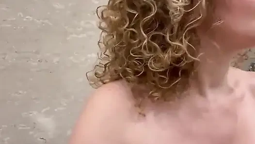 Busty Merce Puts Makeup on Fully Naked