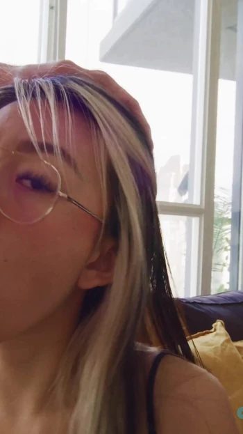 Stunning moment from "Sloppy Asian Teen Deepthroat - Themindoftommy and Mila Koi"