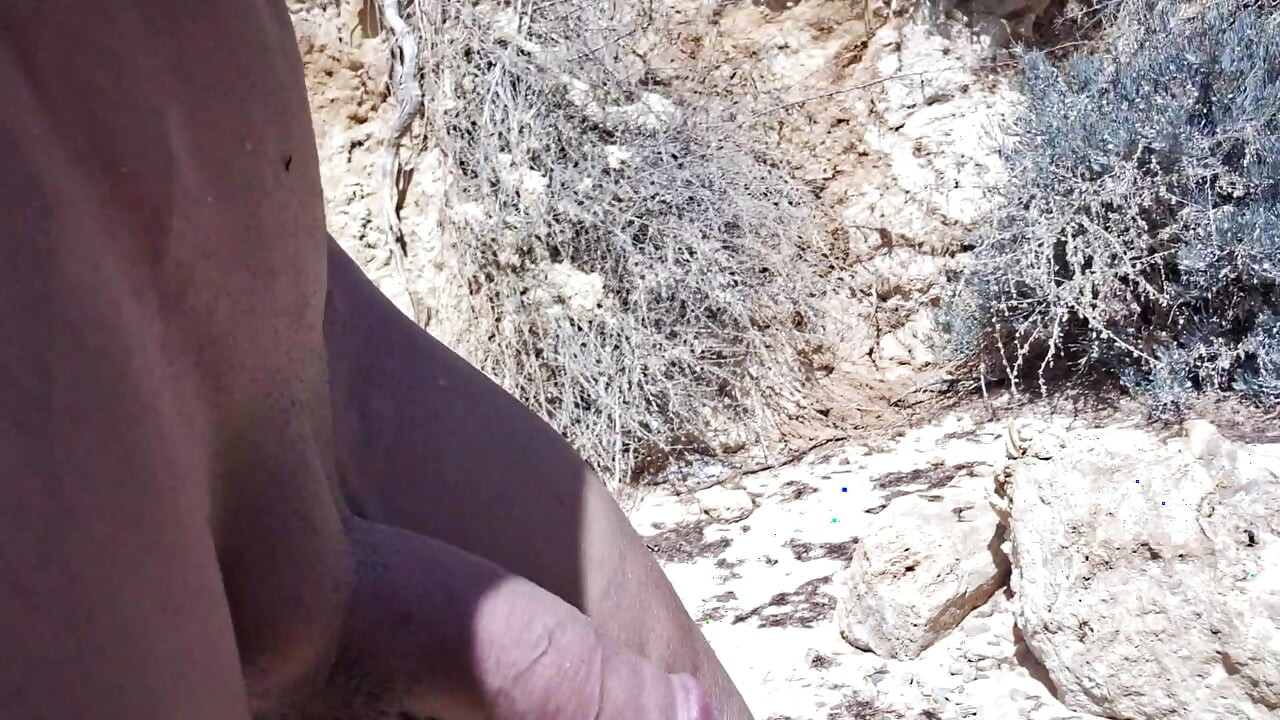 RISKY PUBLIC BEACH: I Strip Naked, Stroke My Cock in Multiple Spots, Walk Fully Nude & Cum Hard Outside. Almost Got Caught