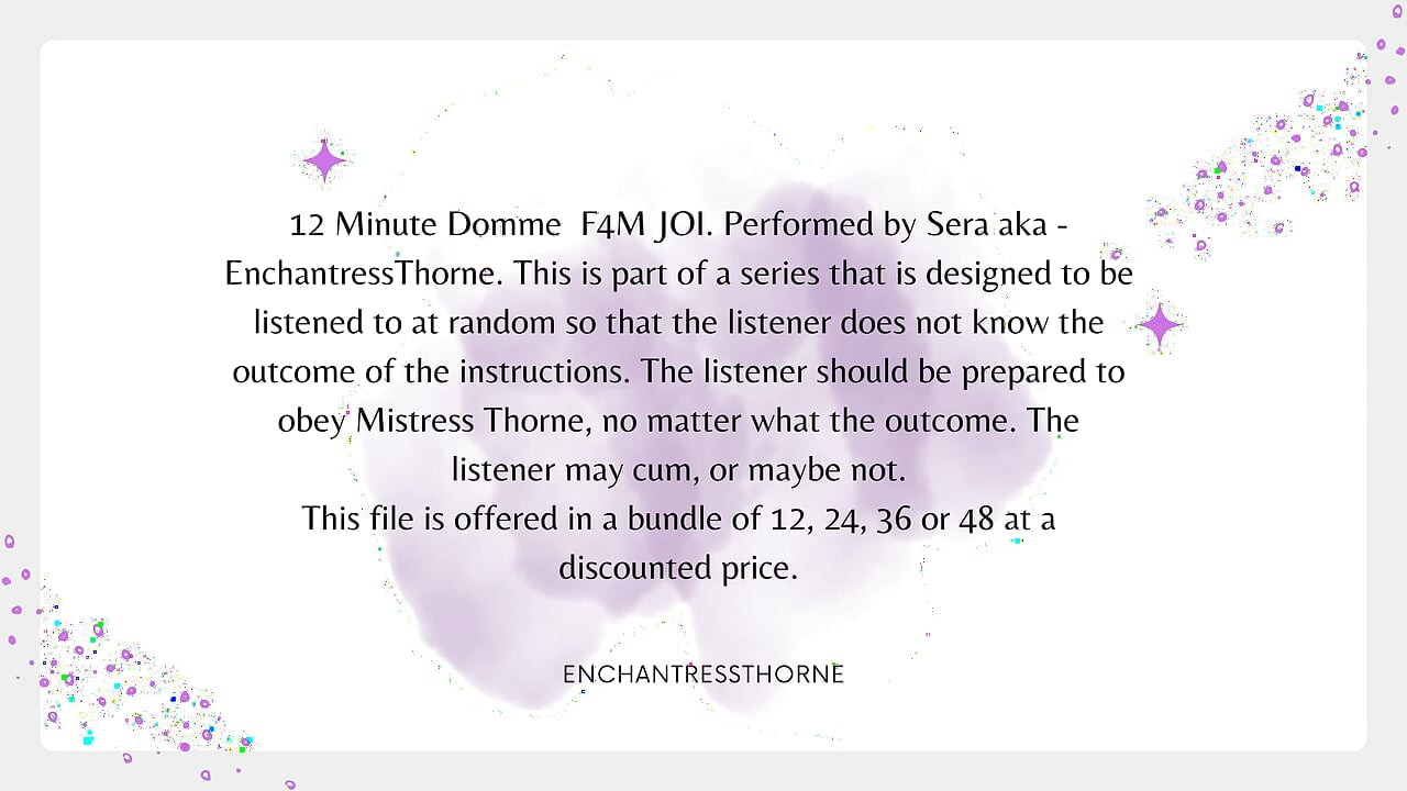Dominare feminină JOI 04