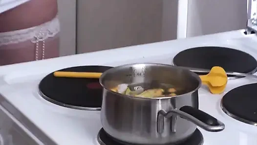 Cooking Piss Broth Served