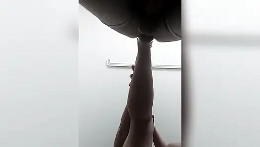 Çifte anal ayak yumruk sokma