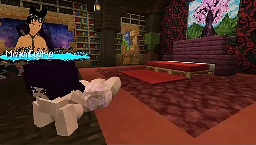 Minecraft Figura - Trying out some new models like this sexy Woman with bunny ears