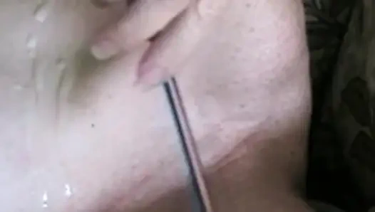 Melanie'nin vahşi boşalma seansı