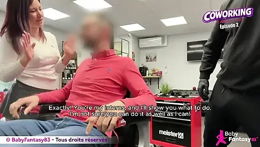 Coworking Episode 2 I'm Coming to Fuck at the Barber