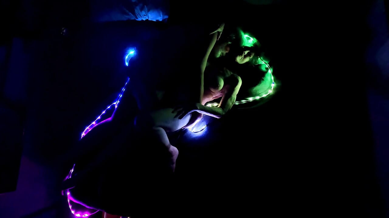 Two lighting experiments - One with Ultraviolet, The Other With an LED Strip