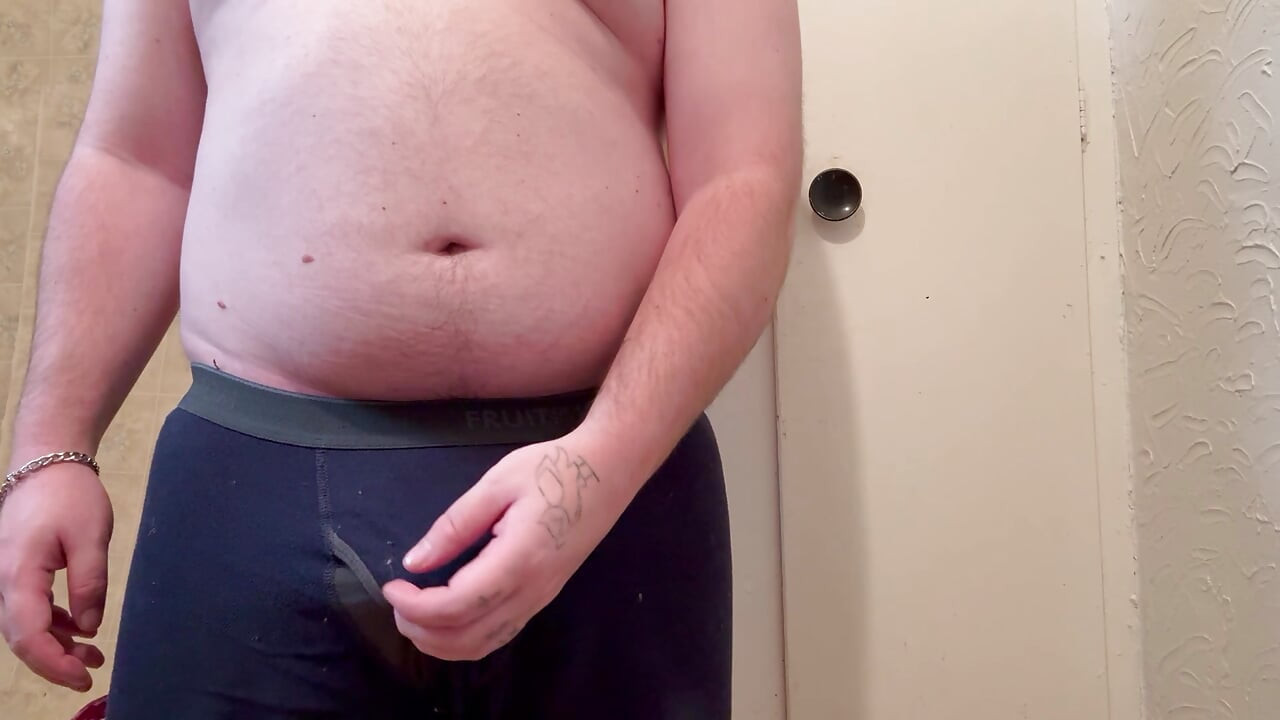 Jerking and slapping my hard cock