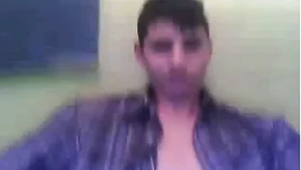 Düz adamlar ayak üzerinde webcam #511