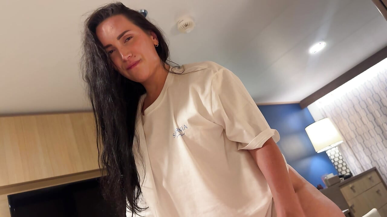 Stepmom Sneaks Into My Cruise Cabin At Night & Swallows My Load