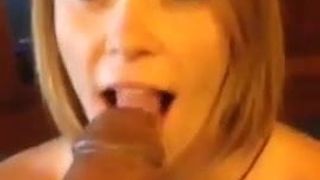 wife sucks black cock