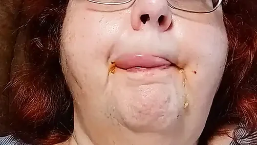 Büyük bir yemek yedim ev yapımı taco akşam yemeği