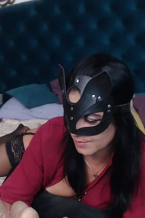 Silky Seduction Dirty Talk & Intense Masturbation in Mask