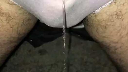 pembe külot pissing