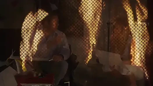 Ben ve karım uzun bir zevk gecesinde...