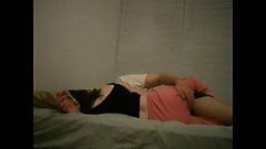 College couple on real homemade