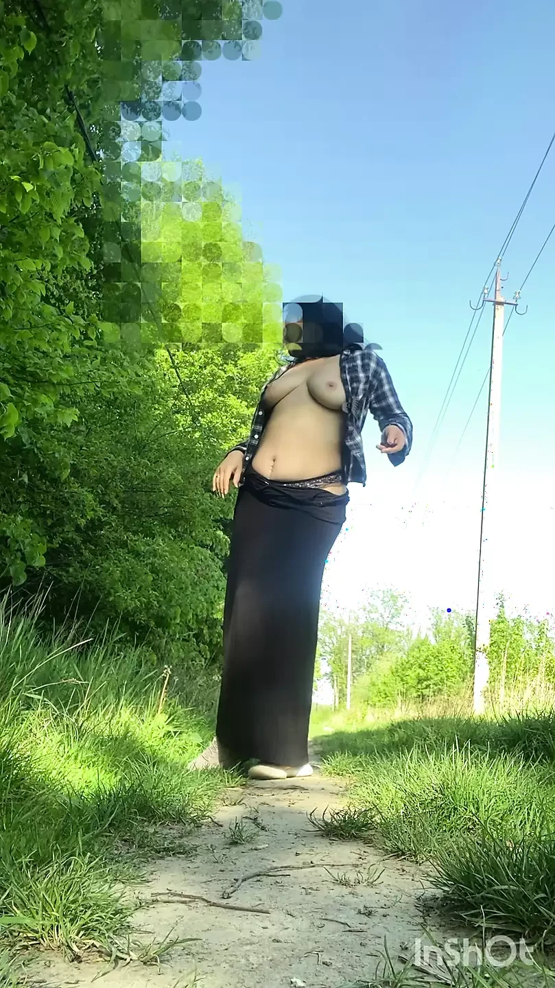 the first spring walk without underwear