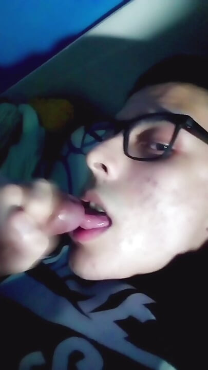 selfsuck and cum twice in mouth