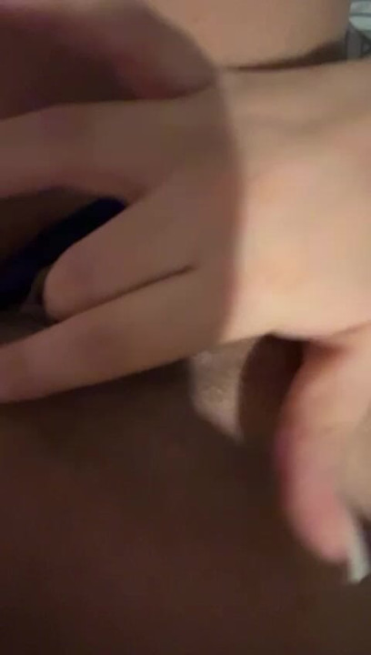 Woman fingers herself
