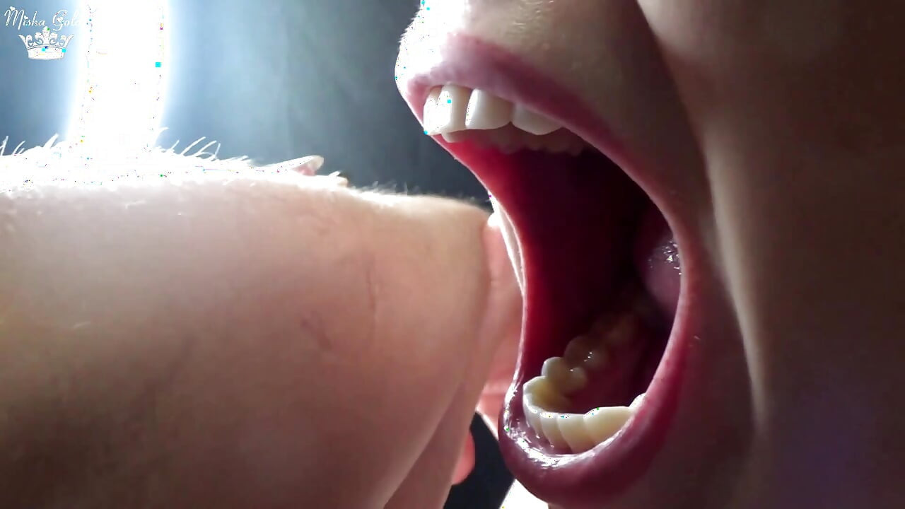 Hard Biting of Male Fingers and Arm Film 3 Mouth and Teeth Fetish!