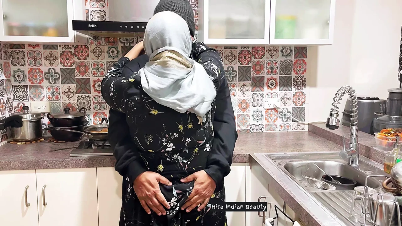 Hijabi MILF’s Sensual Lip Lock Kissing & Love Making - Pussy Fingering, Boobs Press & Ass Press in Hot Foreplay
