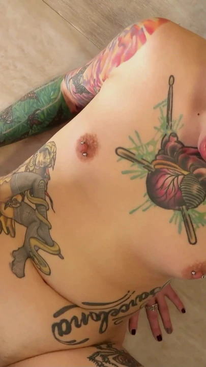 Captivating moment from "GERMAN SCOUT - TATTOOED GIRLS FUCK AND CUM COMPILATION 2021"