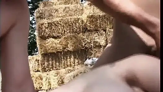 Wild Gangbang Outdoor for a Sexy Blonde