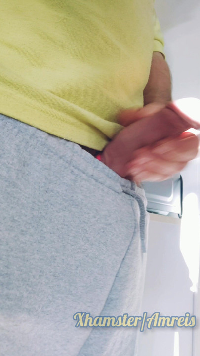 The sun is shining on my cock