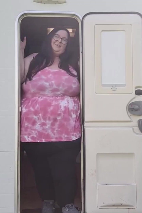 Ssbbw vs minik karavan kapısı