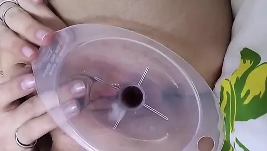 Büyük Sahte Memeli Ateşli Asyalı Büyük Yarağı Emiyor Ve Sert Sikişiyor!