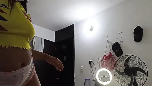 Brunette Stepsister with Big Tits and a Big Ass Colombian in the United States Sold Her Body to Her Stepbrother