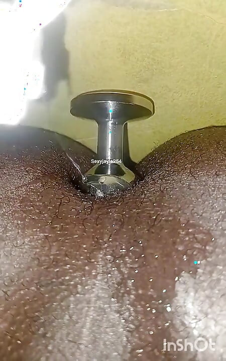 Training My Asshole to Take a Bigger Dick Using My New Butt Plug
