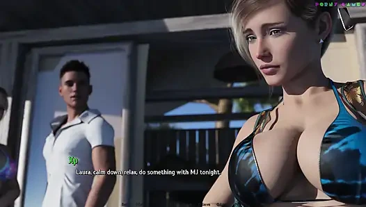 Bay Blackeyes'in birlikte hayatı - striptiz siyah jack, natürist kampta ilk gün 2