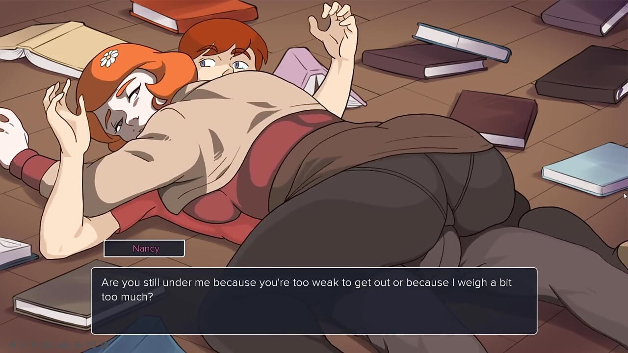 I got special treatment from the girl I met in the library video game porn