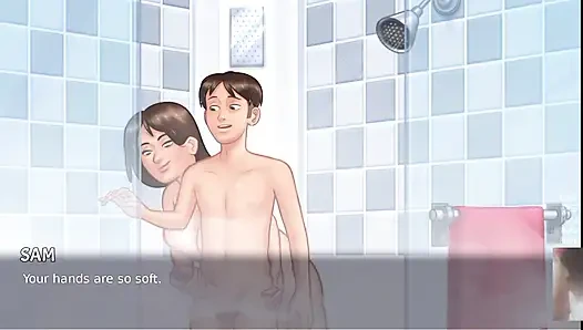 ICH GAB MEINER STIEFMUTTER ANALINGUS IN DER DUSCHE UND SIE GAB MIR HANDJOB. DEBBIE SEXSZENE!